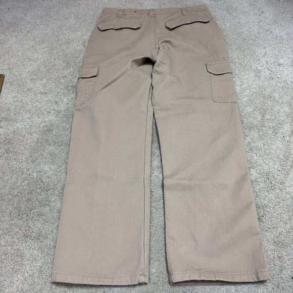 Stanley Pants Men’s Beige Pockets Straight Leg Size 32x32 - Picture 9 of 12